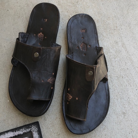 handmade leather sandals mens